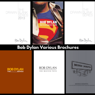 Bob Dylan Brochures Various Years image