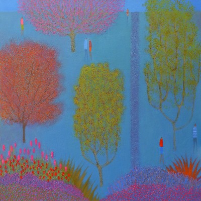 Talking Under A Pink Tree | Emma Brownjohn image
