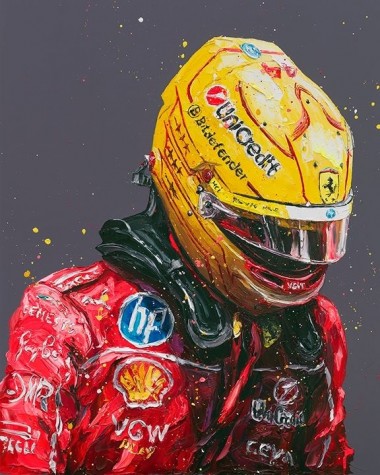 New Era | Lewis Hamilton 1st Ferrari Portrait | Paul Oz image