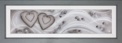 By Your Side | Boutique Grey Original | 28.5" x 10.5" Framed | Kealey Farmer  image