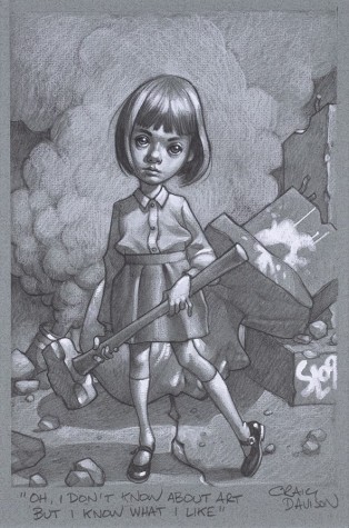"Oh, I Don't Know About Art, But I Know What I Like" Sketch | Craig Davison image