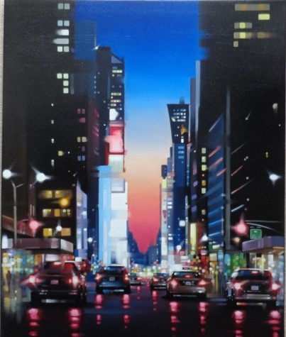 Downtown Sunset | Original | Neil Dawson image