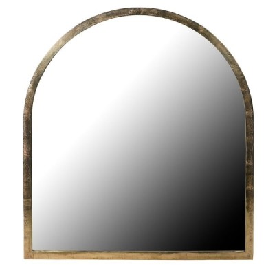 Antique Brass Arch Mirror  image
