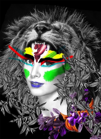 Grace Lion Kelly in Tecno Colour | Kristjana S Williams image