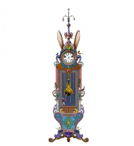 Grandfather Wonderland Clock | Kristjana S Williams image