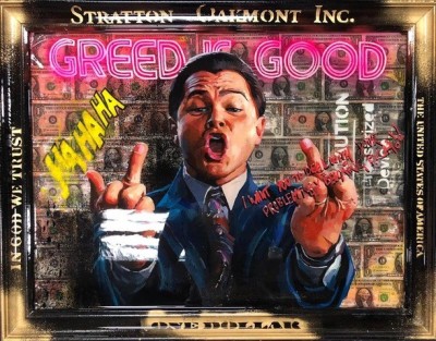 Greed Is Good | Mixed Media Original image