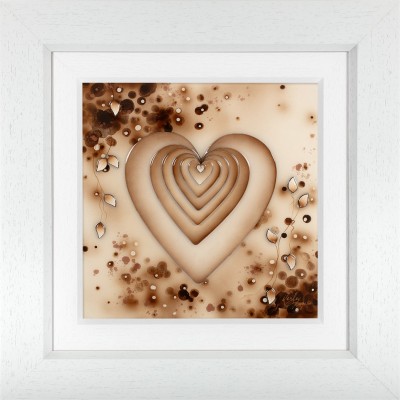 Heart Full Of Love | boutique Original 16.5" x 16.5" Framed | Kealey Farmer  image