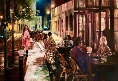 Night Cafe - Original | Andrew Kinsman  image