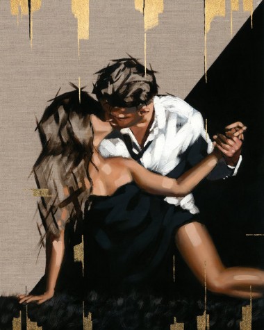 In One Kiss Gold | 24ct Gold Leaf Original  image