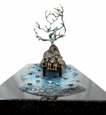 A Light In The Storm | Bronze Sculpture | Mackenzie Thorpe image