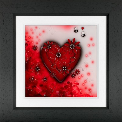 Love Blossoms | Boutique Original 16.5" x 16.5" Framed | Kealey Farmer  image