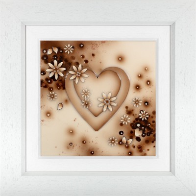 Love Blossoms | Boutique Cream Original 16.5" x 16.5" Framed | Kealey Farmer image