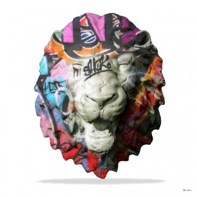 Lion Head Graffiti | Monica Vincent image