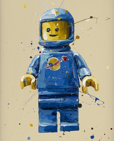 Blue Lego Spaceman | Paul Oz image