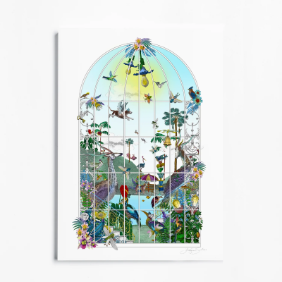 Glasshouse Voyagers II | Print Size 15.75" x  x 24"| Kristjana S Williams image