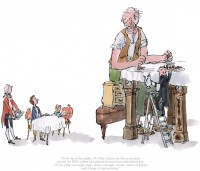 The BFG Has Breakfast With The Queen | Sir Quentin Blake image