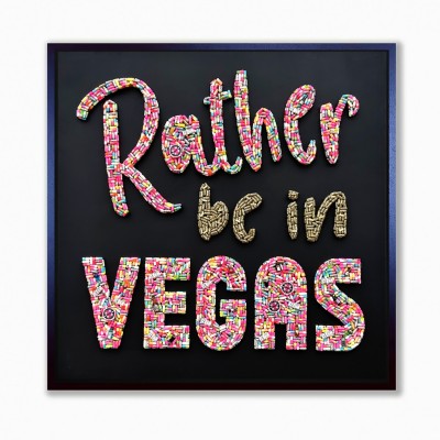 Rather Be In Vegas | Mixed Media Original  image