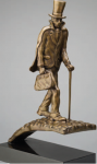 Stranger Comes To Town Solid Bronze Sculpture image