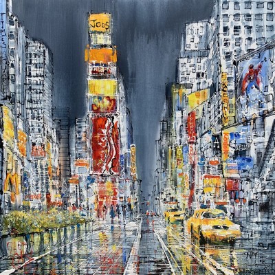 Times Square Rush Hour | Nigel Cooke image