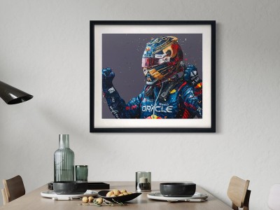 Verstappen 23 World Title | Official F1 Artist Paul Oz  image