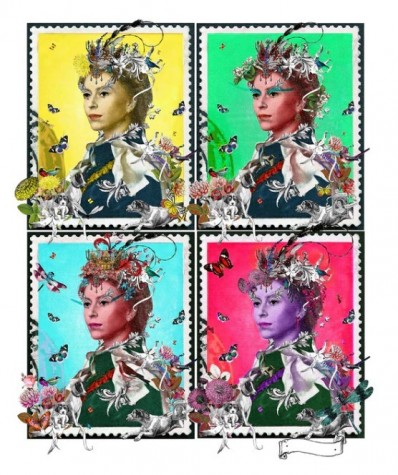Drottning Elizabeth Warhol Pop | Kristjana S Williams  image