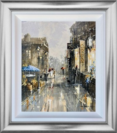 When Rain Falls | 33 x 35" Framed Original  image