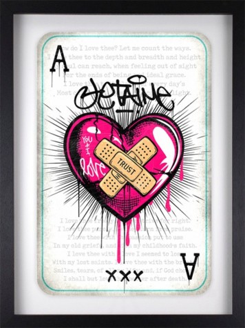 Broken Heart | 32" x 24.5"Framed | Signed Edition | JJ Adams image