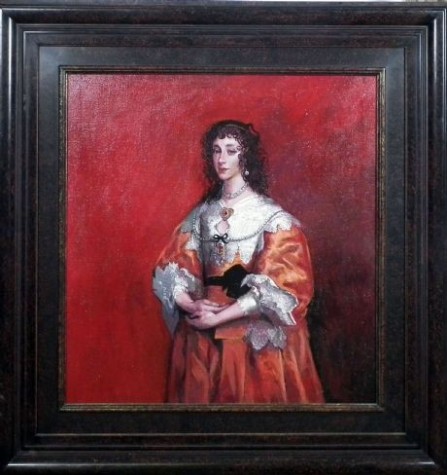 Henrietta Maria (Anthony Van Dyck) - Original John Myatt image