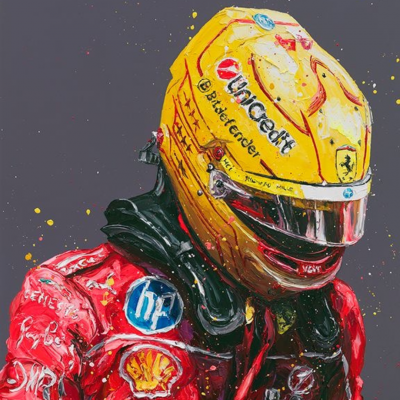 New Era | Lewis Hamilton 1st Ferrari Portrait | Paul Oz image