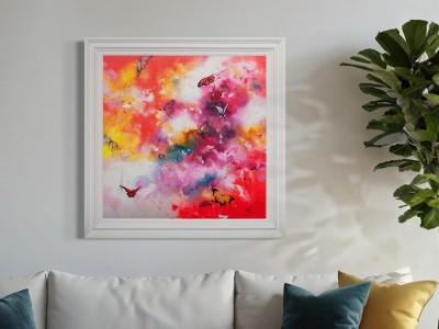 Radient | Framed Size: 34.5" x 34.5" |  Katy Jade Dobson   image