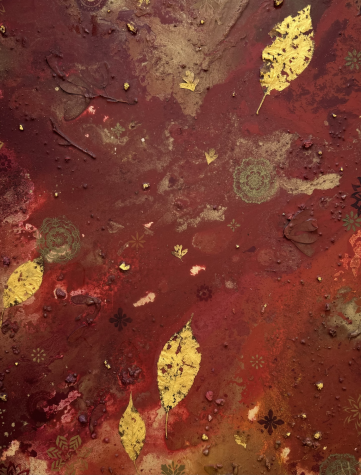 Red Velvet II Autumn Gold | Original 26" x 32"  image