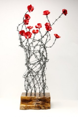 Bouquet Of Barbed Wire Poppies | Steven Lovatt image