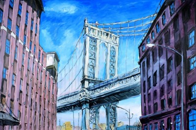 Manhattan Bridge, Downtown New York (2019) | Bob Dylan image