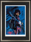 Hendrix By Ronnie Wood Framed image