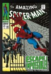 Signed Stan Lee The Amazing Spider-Man #65 Escape Impossible! Canvas image